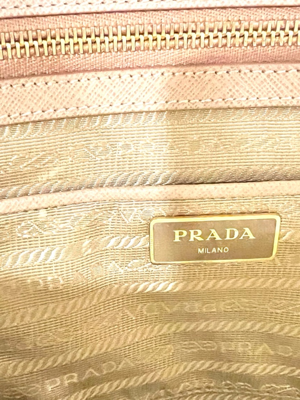 Prada Saffiano Leather Satchel in Blush Pink - Picture 12 of 16